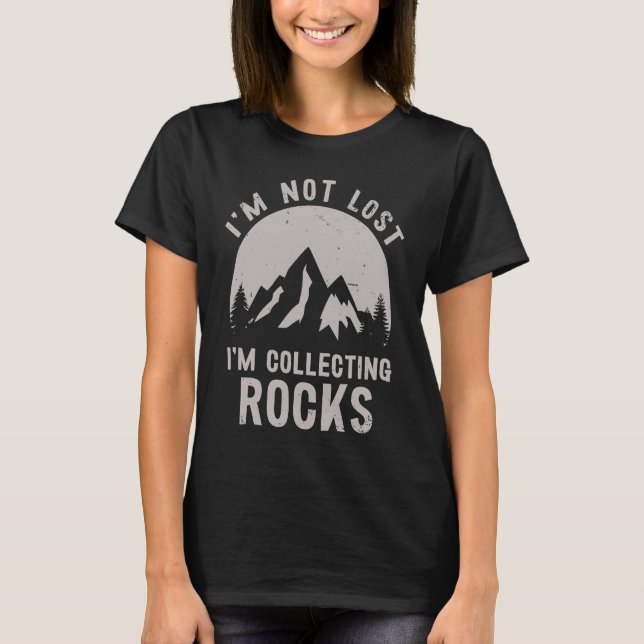 Sten Collector Geology Manar Women Amateur Geologi T Shirt (Framsida)