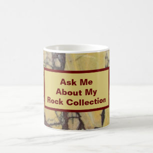 Sten Collector Humoral Gult Red Marcular Stone Kaffemugg