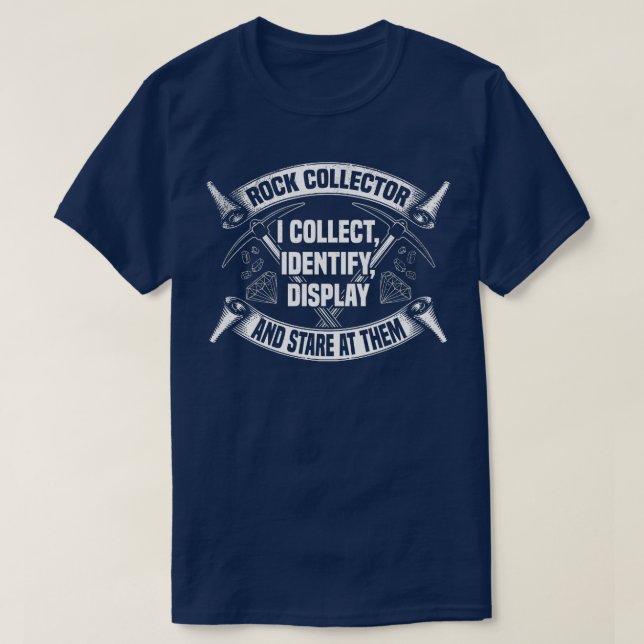 Sten Collector I Collector I Collect Identify Visn T Shirt (Design framsida)