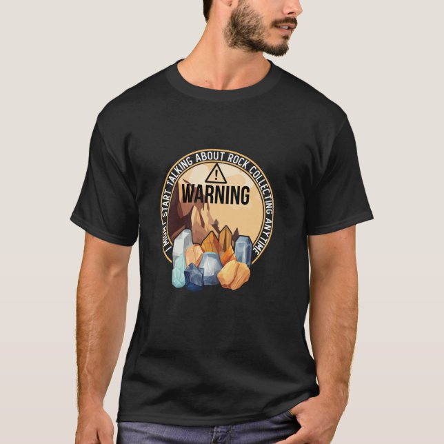 Sten Collector Sten Hounding Geology Älskare Sten  T Shirt (Framsida)