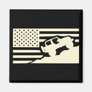 Sten Crawler American Flagga #USAPatriotGraphics © Magnet