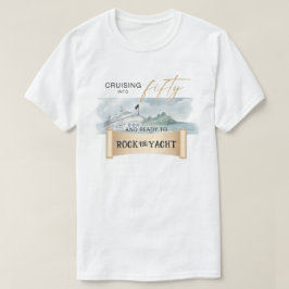 Sten den 50:e födelsedagen i Yacht T Shirt