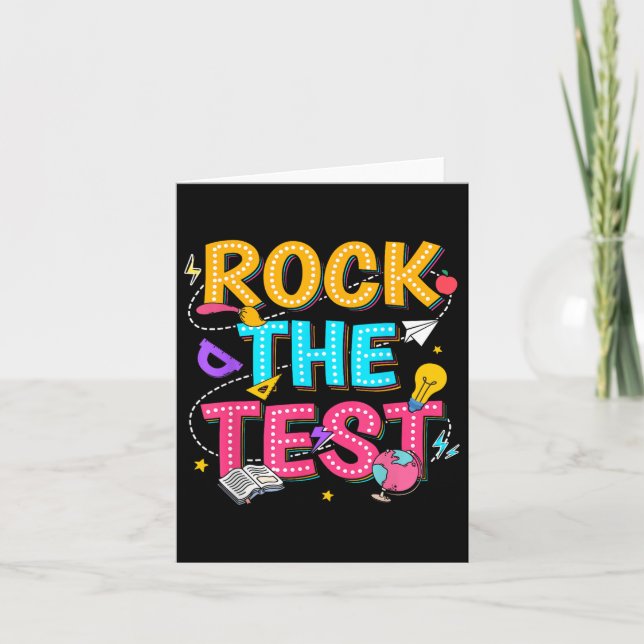 Sten den dag då läraren testas för motivation kort (Framsida)