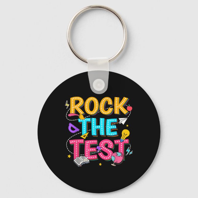 Sten den dag då läraren testas för motivation nyckelring (Framsida)