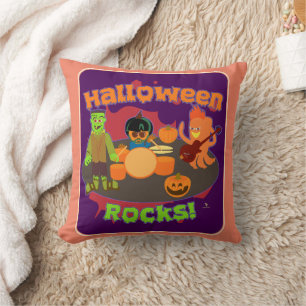 Sten Den här Halloween-Tecknaden Band Kudde