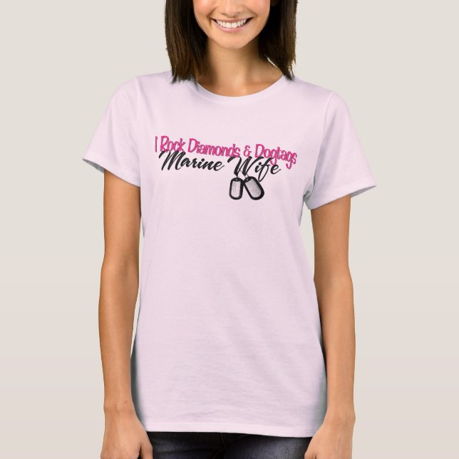 sten diamanter och märkre - marina tee shirt (Framsida)