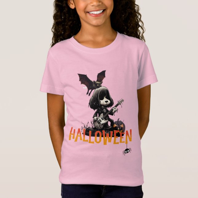 Sten din Halloween Stil med vår Hund T Shirt (Framsida)
