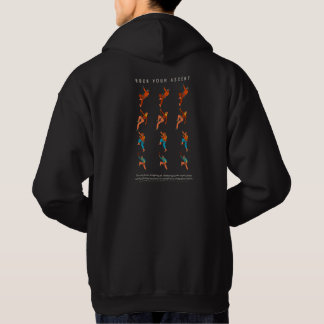 Sten ditt uppsåtliga klättring inomhus i sten hoodie