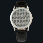 Sten - droppar armbandsur<br><div class="desc">Stone VI av Chariklia Zarris. Mönster med upprepade droppliknande former.</div>