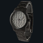 Sten - droppar armbandsur<br><div class="desc">Stone VI av Chariklia Zarris. Mönster med upprepade droppliknande former.</div>