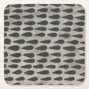 Sten - droppar underlägg papper kvadrat