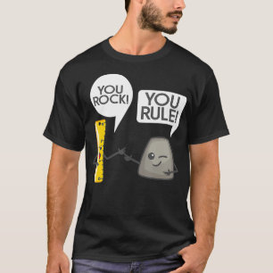 Sten Du styr Underbar raketer och linjal Gif. T Shirt