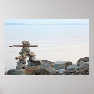 sten efter strand poster