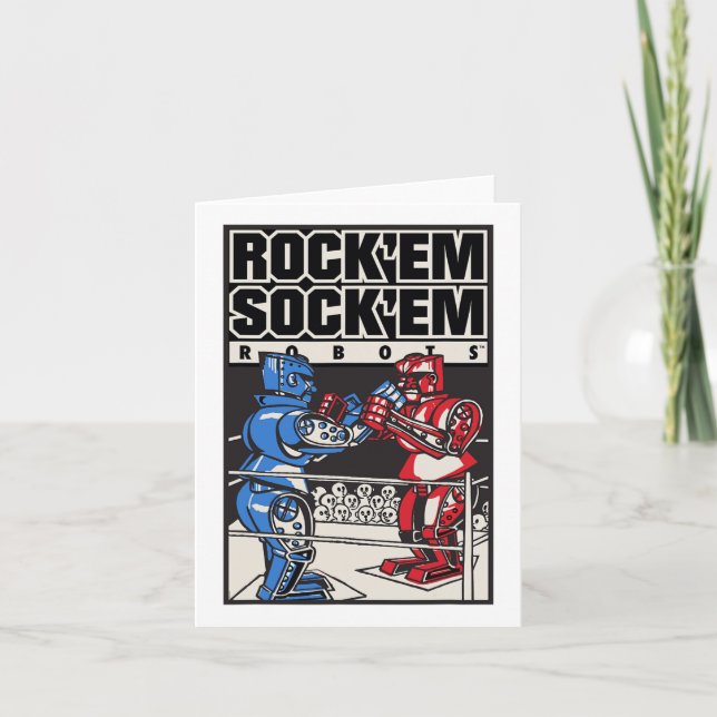 Sten em Sock em Robots Boxing Ring Kort (Framsida)