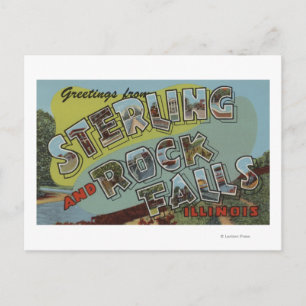 Sten Falls - stora Brev-scener Vykort
