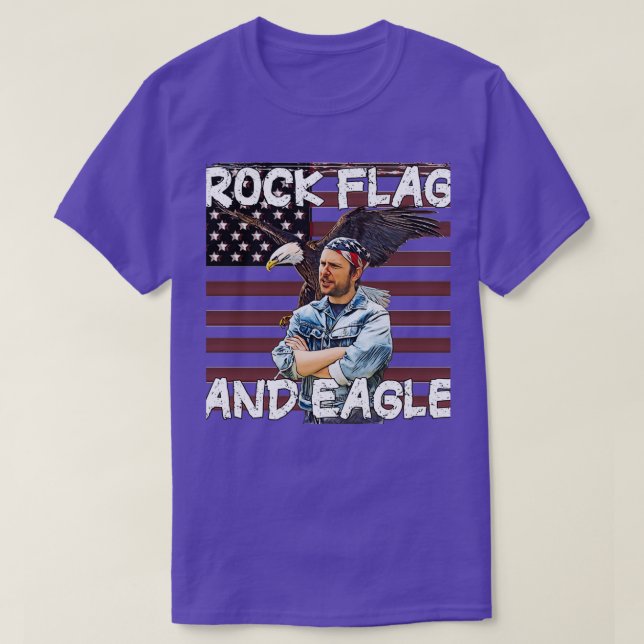 Sten Flagga och Eagle T Shirt (Design framsida)