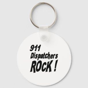 Sten för 911 Dispatchers! Keychain Nyckelring