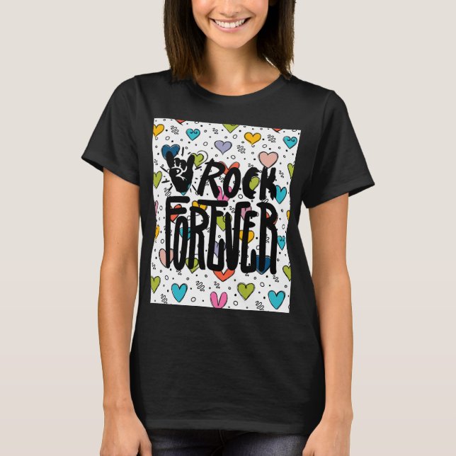 sten för alltid t shirt (Framsida)