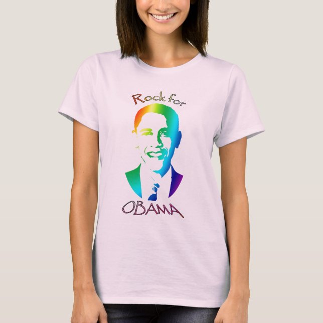 Sten för Obama T-shirt (Framsida)