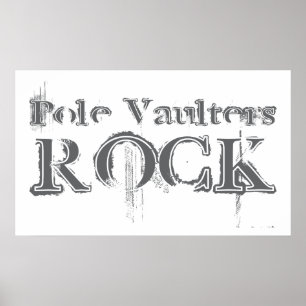 Sten för Pole Vaulters Poster