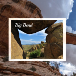 Sten Formler, Big Bend National Park, TX Vykort