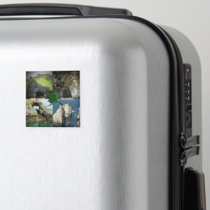 Sten Formler och grottor i Alaska Collage Magnet