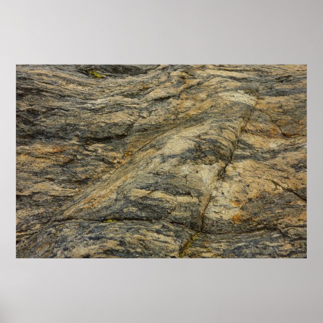 Sten från Joshua Träd Abstrakt Natur Fotography Poster (Framsidan)