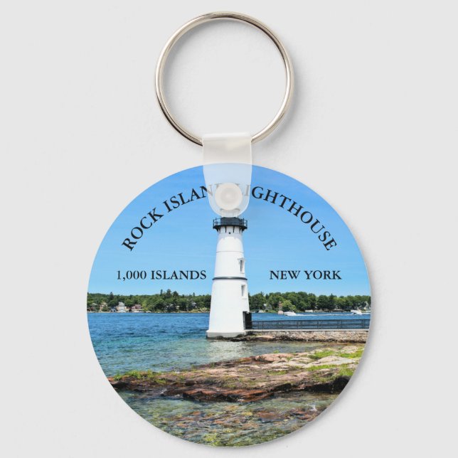Sten fyr, New York Keychain Nyckelring (Framsida)