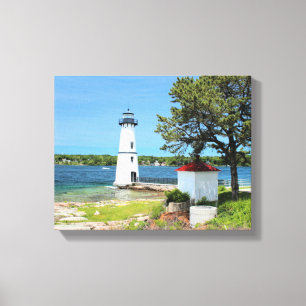 Sten fyr, New York Wrapped Canvas