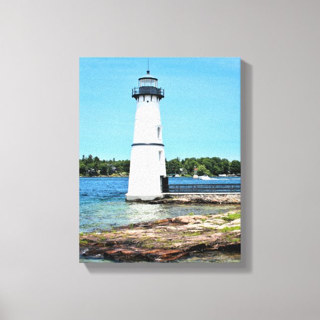 Sten fyr, New York Wrapped Canvas (Framsida)