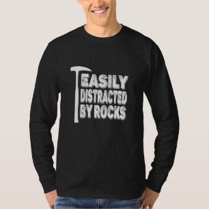 Sten geologi som lätt har uppdelats av Sten Rockho T Shirt
