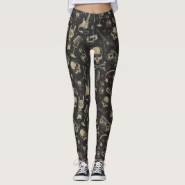 Sten/Grunge/Punk/Metall Music Leggings