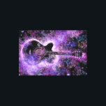Sten Guitar Kanvastryck Lila - Målning<br><div class="desc">Sten Guitar Music - MIGNED Painting</div>