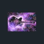 Sten Guitar Kanvastryck Lila Wall Art-målning för<br><div class="desc">Sten Guitar Music Kanvastryck Lila Wall Decor - MIGNED Painting</div>
