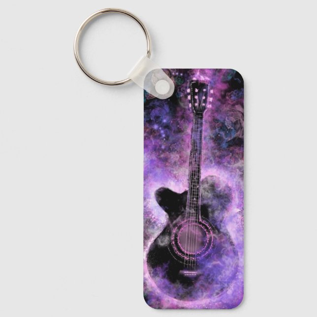 Sten Guitar Keychain - Hett Rock N Roll Music Nyckelring (Framsida)