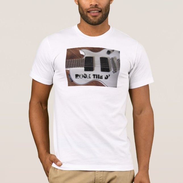 Sten Guitar med Coola Music Message Tee (Framsida)