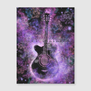 Sten Guitar Music Birthday Card
