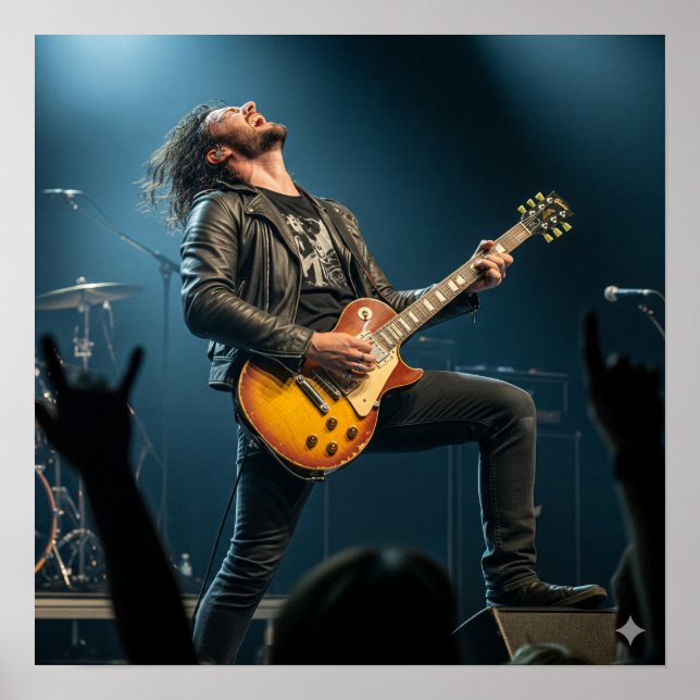 Sten Guitar Solo Poster (Framsidan)