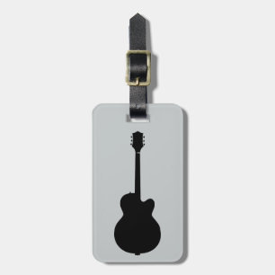sten guitar-vektor bagagebricka