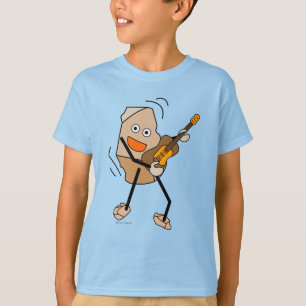 Sten Guitar White T Shirt