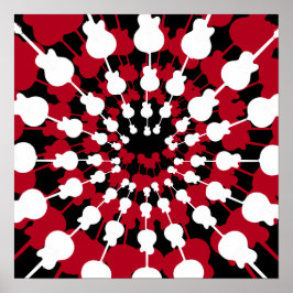 sten guitars mandala poster