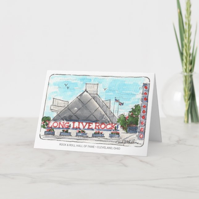 Sten Hall Folded Notecard Kort (Framsida)