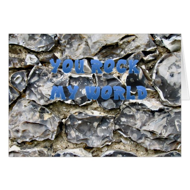 Sten Hälsningskort (Framsidan Horizontal)