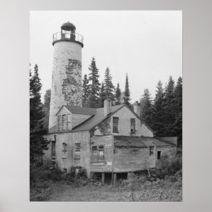 Sten Harbour Lighthouse Poster