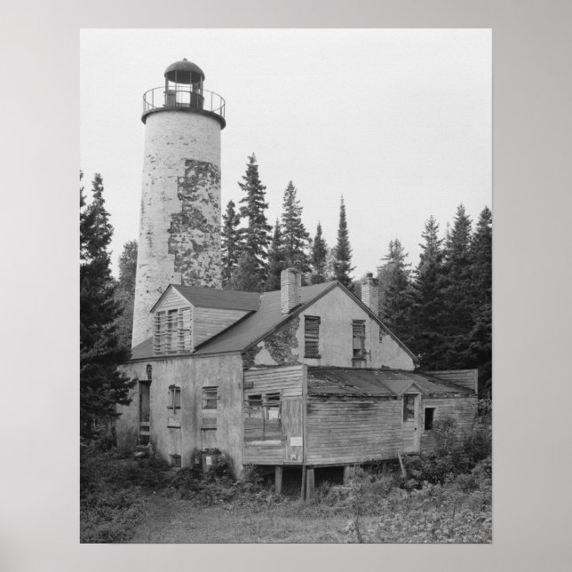 Sten Harbour Lighthouse Poster (Framsidan)