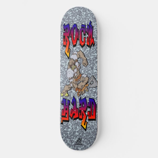 Sten hard skateboard bräda 20 cm (Framsida)