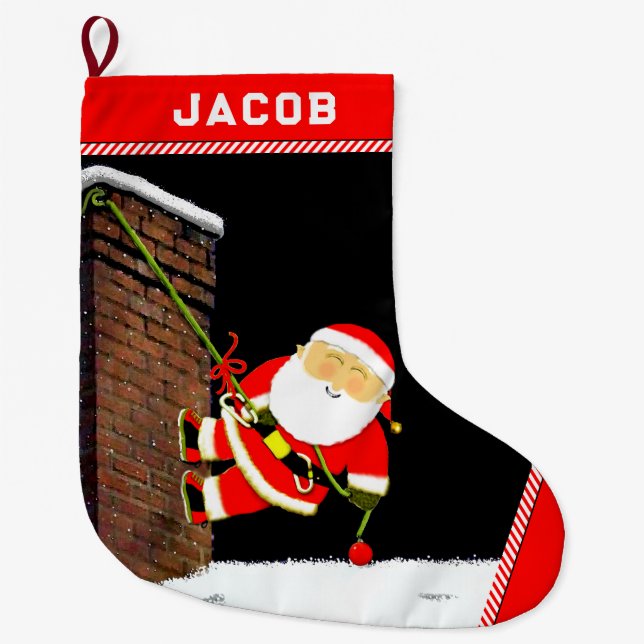 Sten Helgdag Gift Stor Julstrumpa (Framsidan)