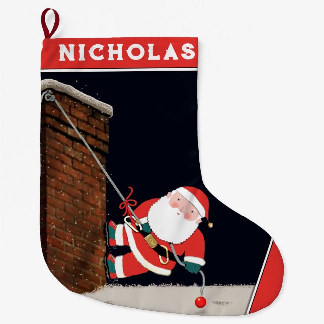 Sten Helgdag Gift Stor Julstrumpa (Framsidan)