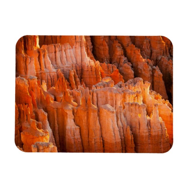 Sten Hoodoos i Morgonljus Magnet (Horisontell)