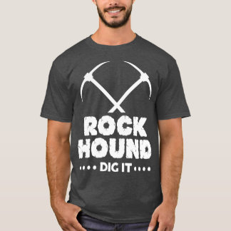 Sten Hound Gräver det geologist rakhounding Design T Shirt